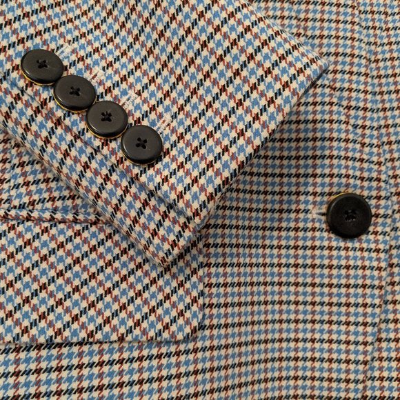 VERONICA BEARD Dickey JACKET Blue Plaid FARLEY - Picture 2 of 16